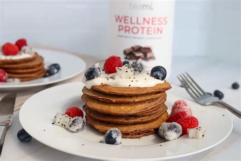 6 Ingredient Protein Pancakes | Teami