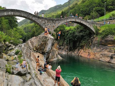 Ponte Dei Salti Bridge Jump – Lavertezzo, Switzerland