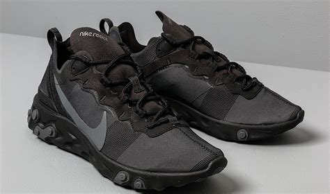 Nike React Element 55 Black/ Dark Grey in Black - Lyst