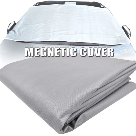 Winter Magnetic Half Size Car Cover Windshield PEVA Car Windscreen ...