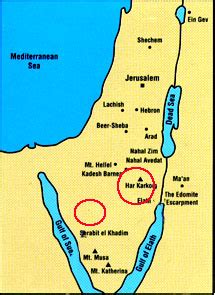 Negev Israel Map