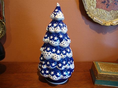 Polish Pottery Christmas Tree