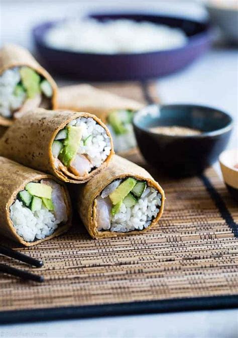 Sushi Burrito Recipe | Food Faith Fitness