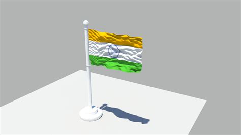 Indian flag 3D model | CGTrader