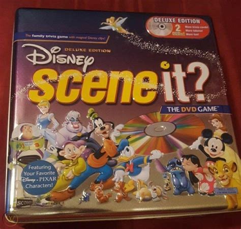 Scene It? Deluxe Disney Edition DVD Game new tin box | #1901305544