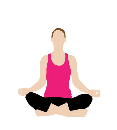 Yoga Woman Pose Clipart Free Stock Photo - Public Domain Pictures