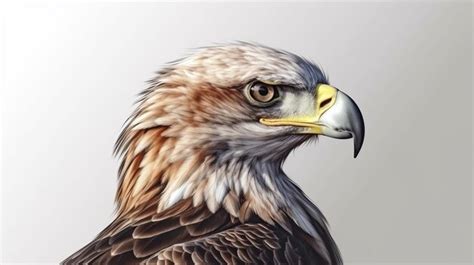 Premium AI Image | A close up of a golden eagle's head