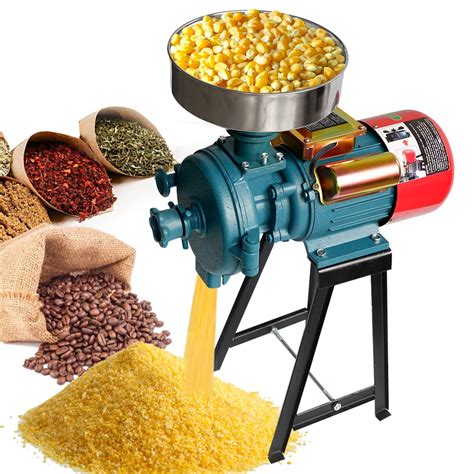 Buy NAIZEA Grain Mills Electric Grain Grinder Mill, 3000W Corn Mill Grinder, 110V Flour Mill ...