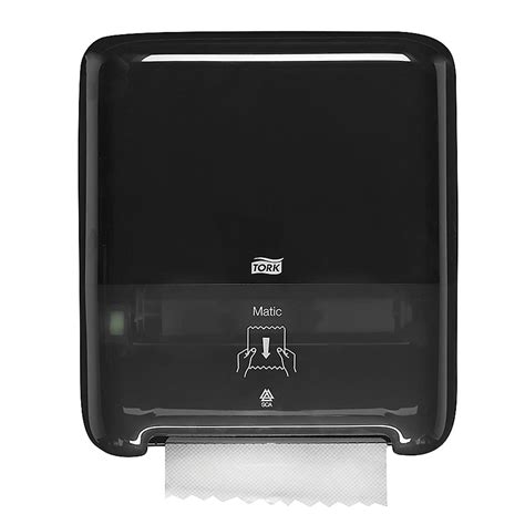 Tork Elevation Matic Manual Hand Towel Roll Dispenser, Black | Grand & Toy