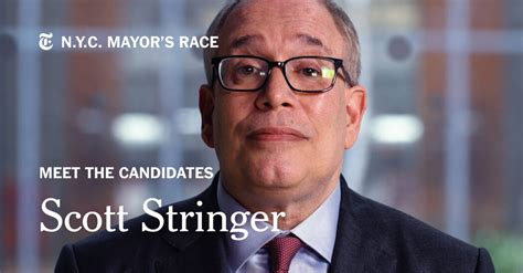 Scott Stringer on Why He Wants to Be Mayor of New York City - The New York Times