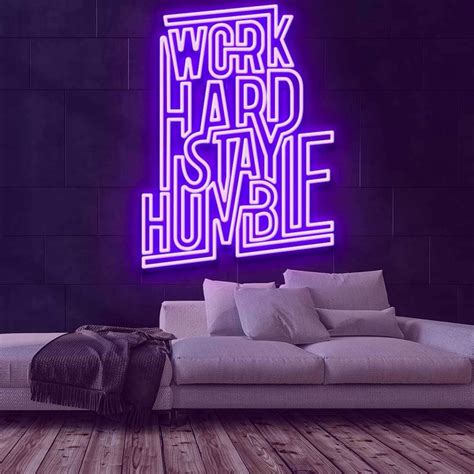 Work Hard Stay Humble // Large (Red) - Eye-Catching Artwork - Touch of Modern