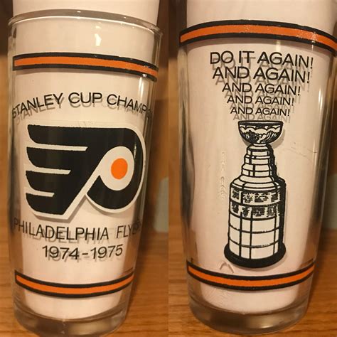 Flyers 1974-75 Stanley Cup drinking glass : r/Flyers