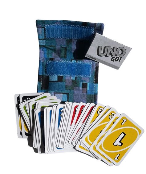 Mini Uno Card Game With Storage Pouch Kids Games Travel - Etsy