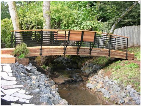 Rustic Wooden Bridge for Your Backyard Retreat