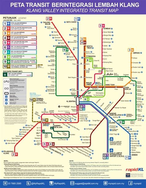 Klang Valley Rail Transit Map 2020 - Eugene Taylor