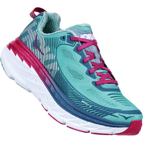 Hoka One One Lace Bondi 5 Running Shoe in Blue - Lyst