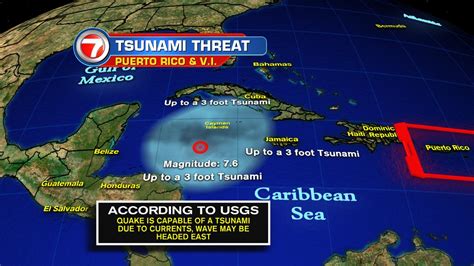 Tsunami Warning Issued For Jamaica After Magnitude 7.6 quake Hits Caribbean - The Tropixs