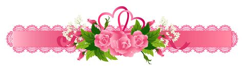 Clip Art Banner Clip Royalty Free Pink Flower Vector - vrogue.co