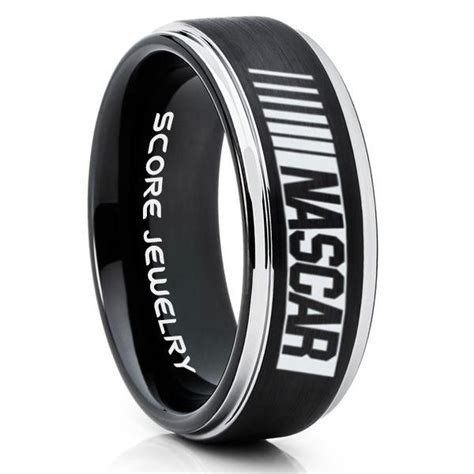 NASCAR Ring, NASCAR Jewelry, Racing Ring, Racing Flag Ring, Checkered ...