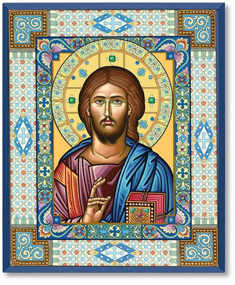 Icons of Christ: Ornamental Christ Icon | Monastery Icons