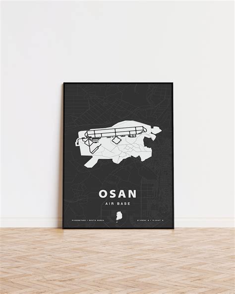 Osan Air Base Map Print - Etsy