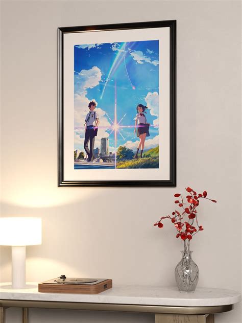 Your Name Anime Poster Çerçevesiz Yüksek Kalite Anime Duvar Poster ...