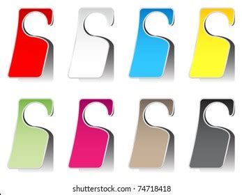 Door Labels Stock Vector (Royalty Free) 74718418 | Shutterstock