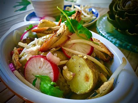 Thai Food Made Easy | ANCHOVY AND POTATO SPICY SALAD