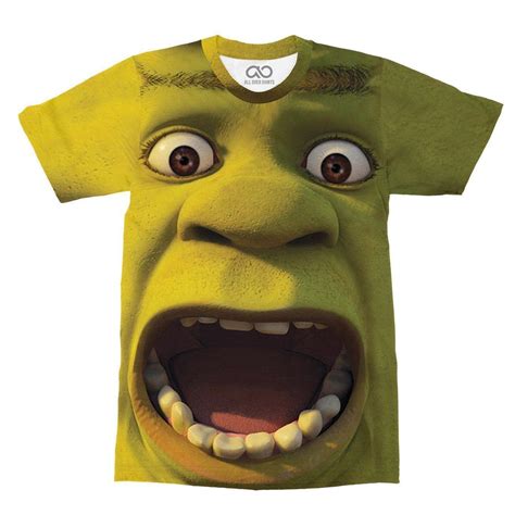 Shrek T-shirt | Custom t shirt printing, T shirt, Shirts