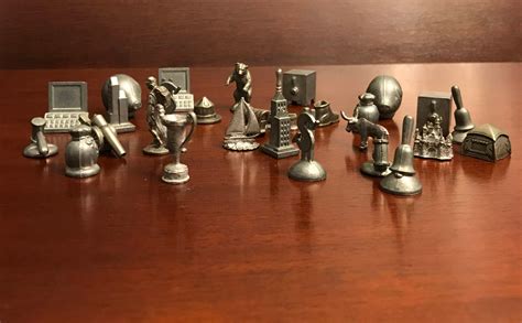 Monopoly Game Pieces, Usaopoly pieces, Pewter Game pieces for crafts ...