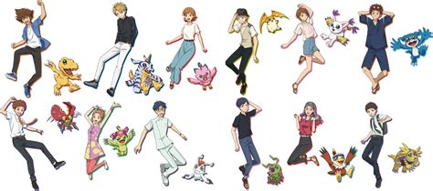 More Clean Digimon Adventure: Last Evolution Kizuna Character Art of Everyone, plus tri ...