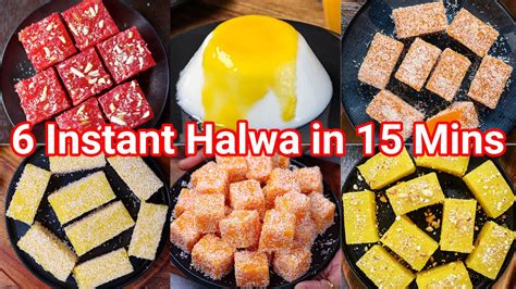 6 Instant Halwa Recipes Under 15 Mins | Different Types of Fruit ...