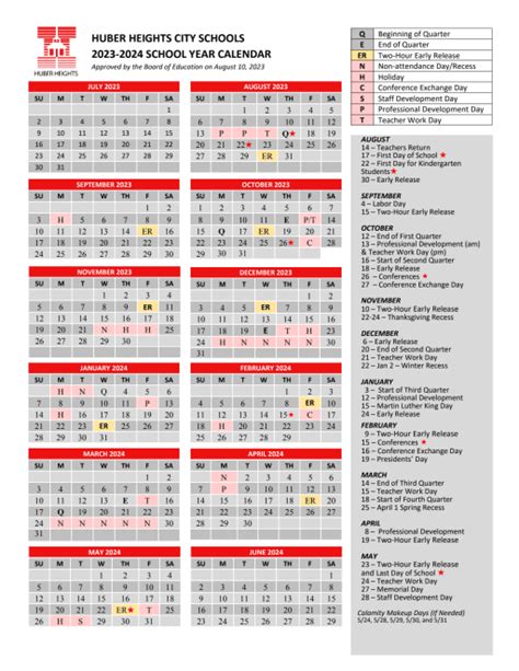 Huber Heights School Calendar 2024 2025 - Dinah Flossie