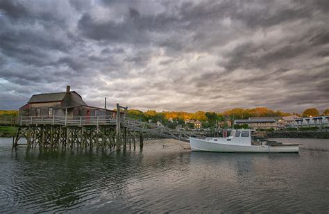 Sunset Over the Boat House Photograph by Darylann Leonard Photography - Fine Art America