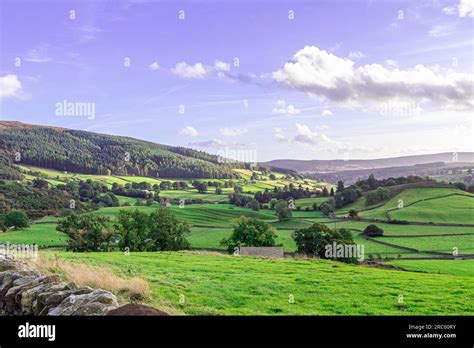 Stunning view footage of the landscape taken in Yorkshire Stock Photo ...