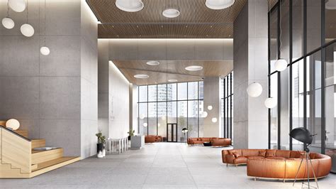 查看此 @Behance 项目: "3D Rendering for an Office Lobby Design" https://www ...