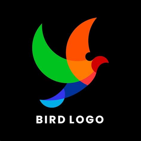 Premium Vector | Colorful creative abstract bird vector logo design ...