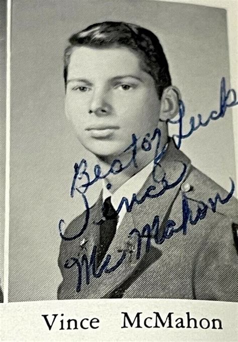 Vince McMahon's senior picture from Fishburne Military School, c. 1963 : r/SquaredCircle