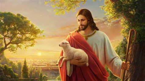 [100+] Jesus With Sheep Wallpapers | Wallpapers.com