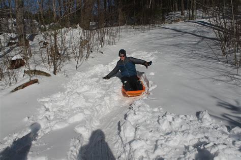 How to Steer a Sled So You Can Fly Down the Hill Like This : 6 Steps ...