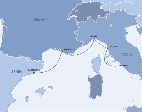 Mediterranean - MSC Cruises (4 Night Cruise from Barcelona to Rome)