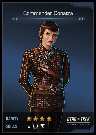 Commander Donatra Card (With images) | Star trek cosplay, Star trek ...