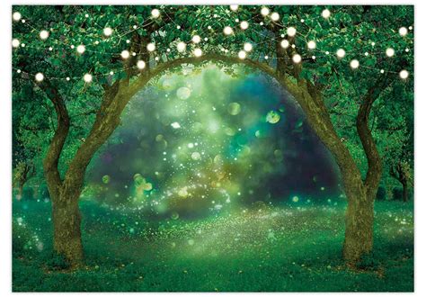 Buy Funnytree 7x5FT Spring Enchanted Garden Backdrop Forest Fairy Wonderland Woodland Background ...