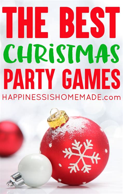 35+ Fun Christmas Games for Kids & Adults | Fun christmas party games ...