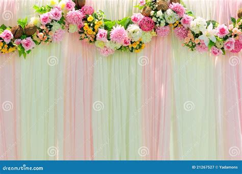 Wide Scene Wedding Background Royalty Free Stock Photography Image