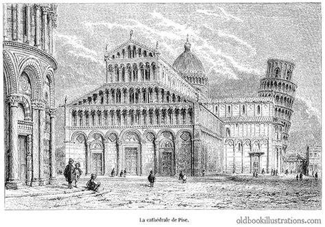 Pisa Cathedral | Old Book Illustrations