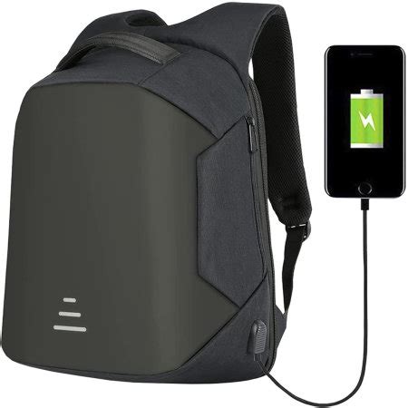 Aquarius Anti Theft and Water-Resistant Backpack With USB Charging Port ...