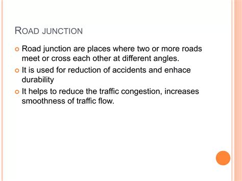 Road junction design, parking and signal design | PPT