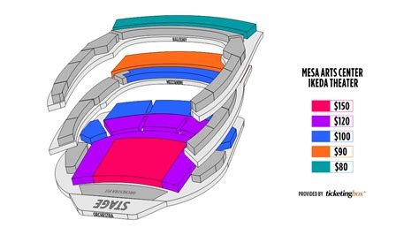 Mesa Ikeda Theater at Mesa Arts Center Seating Chart | Shen Yun Performing Arts