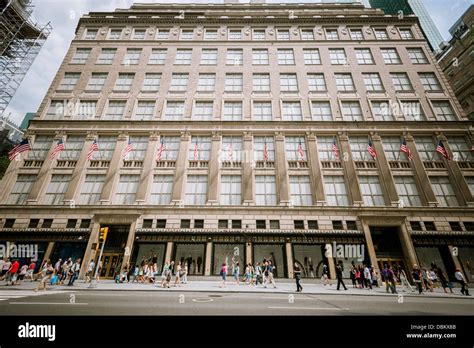 The Saks Fifth Avenue flagship store in New York Stock Photo - Alamy